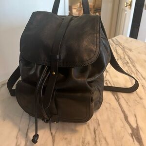 Madewell leather backpack